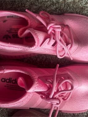adidas Pink Knit Runner Sneakers